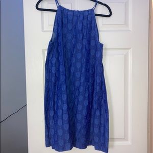 VINEYARD VINES Leaf Print Swing Coverup Dress
